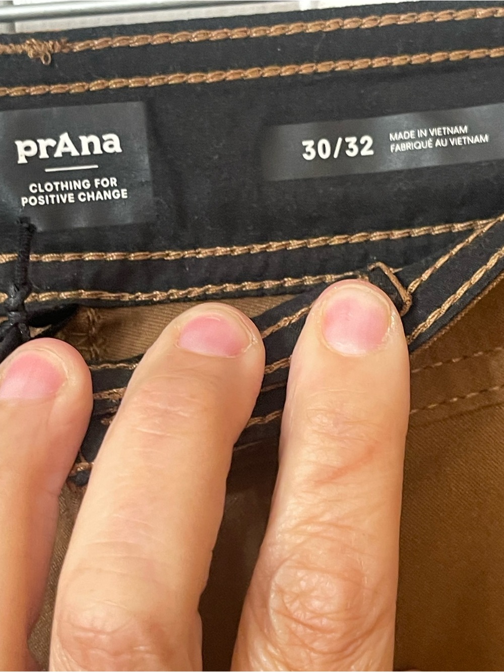 NWT PrAna Men’s 30/32 stretch Zion Pant II Color Sepia - Picture 6 of 10